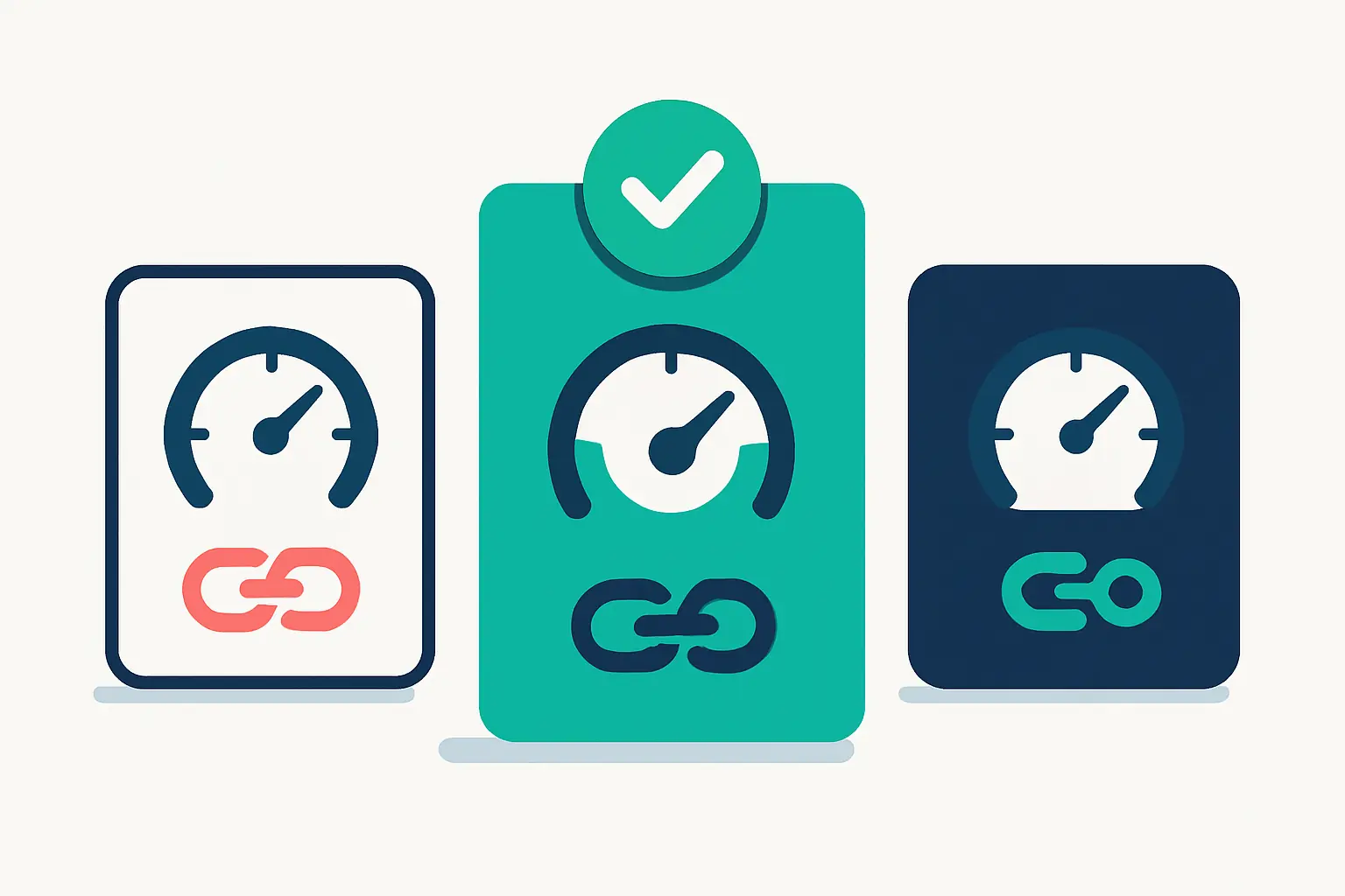 Illustration of several backlink monitoring tool dashboards compared side by side, representing the best backlink monitoring tools.